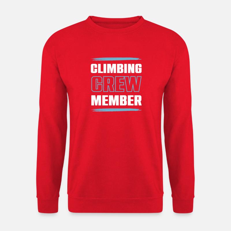 Climbing Crew - Unisex Pullover - Rot