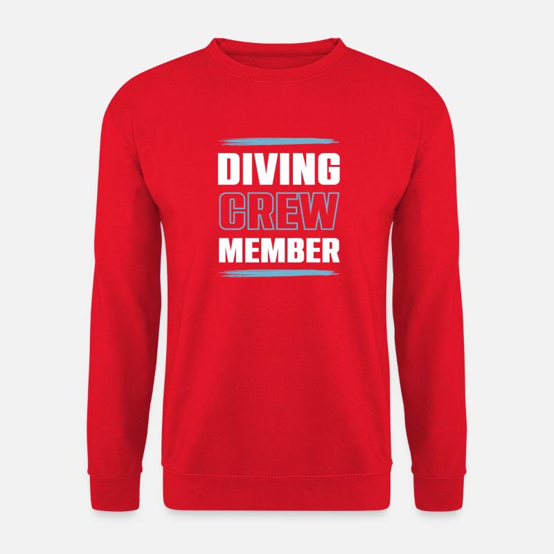 Équipage d’abreuvement - Sweat-shirt Unisexe - rouge