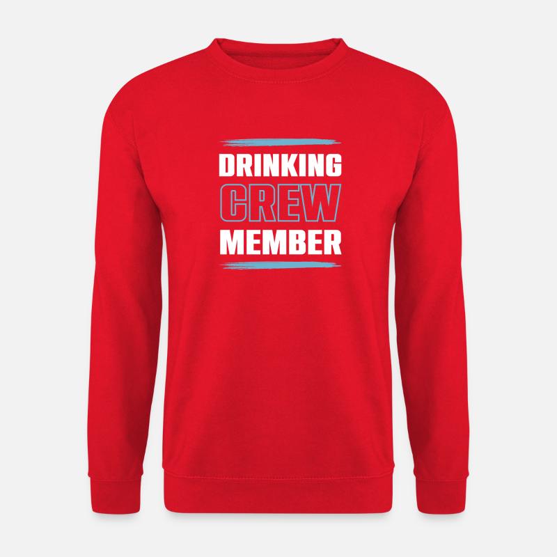 Drinking Crew - Unisex Sweatshirt - red