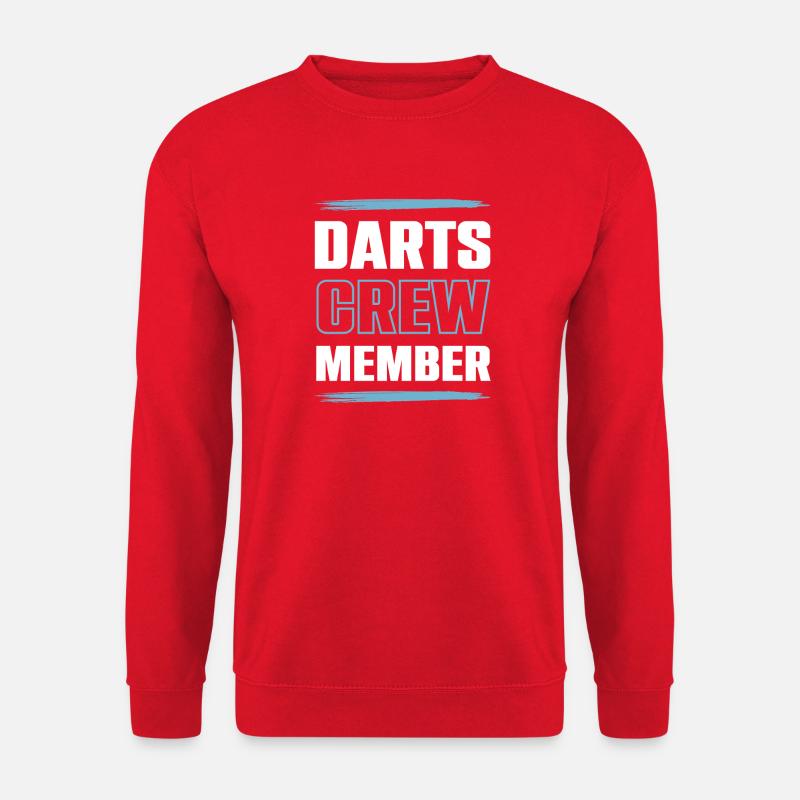 Équipe de fléchettes - Sweat-shirt Unisexe - rouge