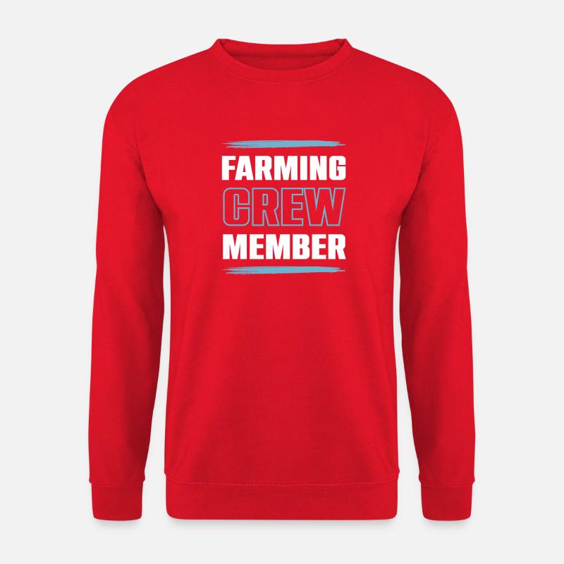 Farming Crew - Unisex Sweatshirt - red