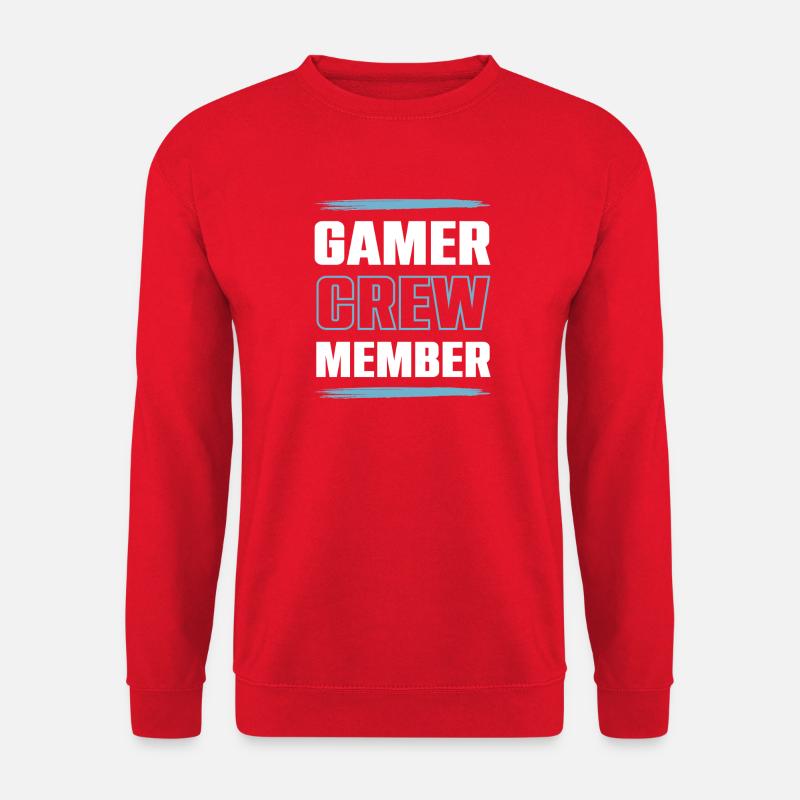 Gamer Crew - Unisex Pullover - Rot