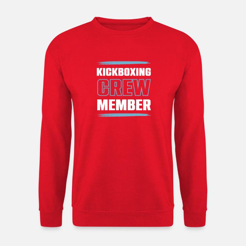 Équipe de kickboxing - Sweat-shirt Unisexe - rouge