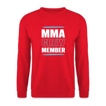 Mma Crew - Unisex Pullover - Rot - Vorne - Alina (178cm) & Michal (187cm)