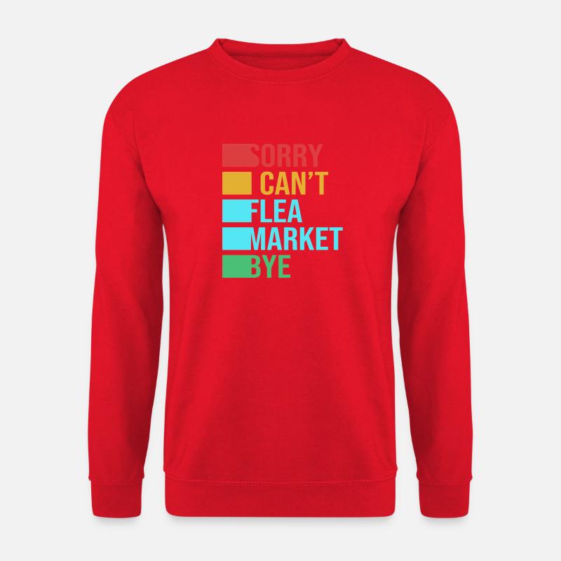 Flohmarkt Trödelmarkt - Unisex Pullover - Rot