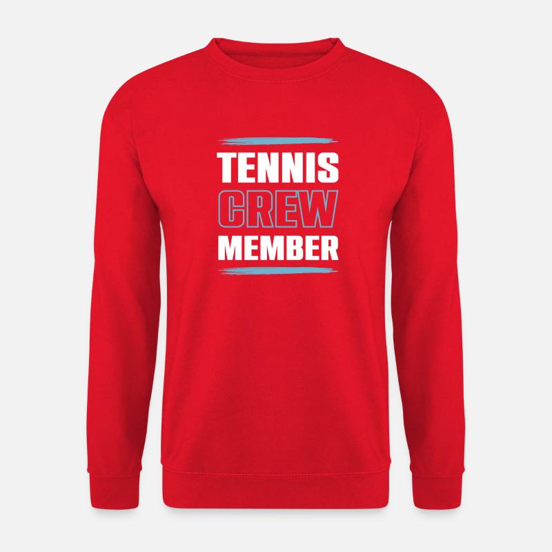 Tennis Crew - Unisex Pullover - Rot
