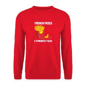 Experts médico-légaux - Sweat-shirt Unisexe - rouge - Devant - Alina (178cm) & Michal (187cm)