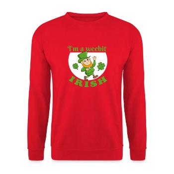 Tee irlandaise de la fierté des lutins - Sweat-shirt Unisexe - rouge - Devant - Alina (178cm) & Michal (187cm)