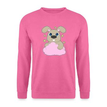 Nuages de lapin - Sweat-shirt Unisexe - rose - Devant