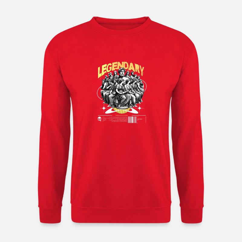 Legendary Denkerversammlung - Unisex Pullover - Rot