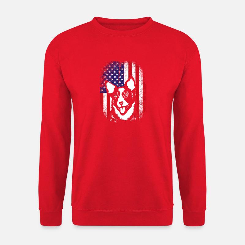 Bouvier australien chien - Sweat-shirt Unisexe - rouge