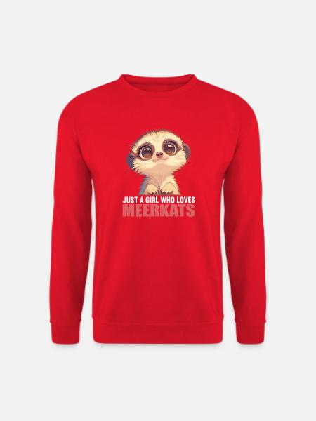 Meerkat Erdmännchen - Unisex Pullover - Rot