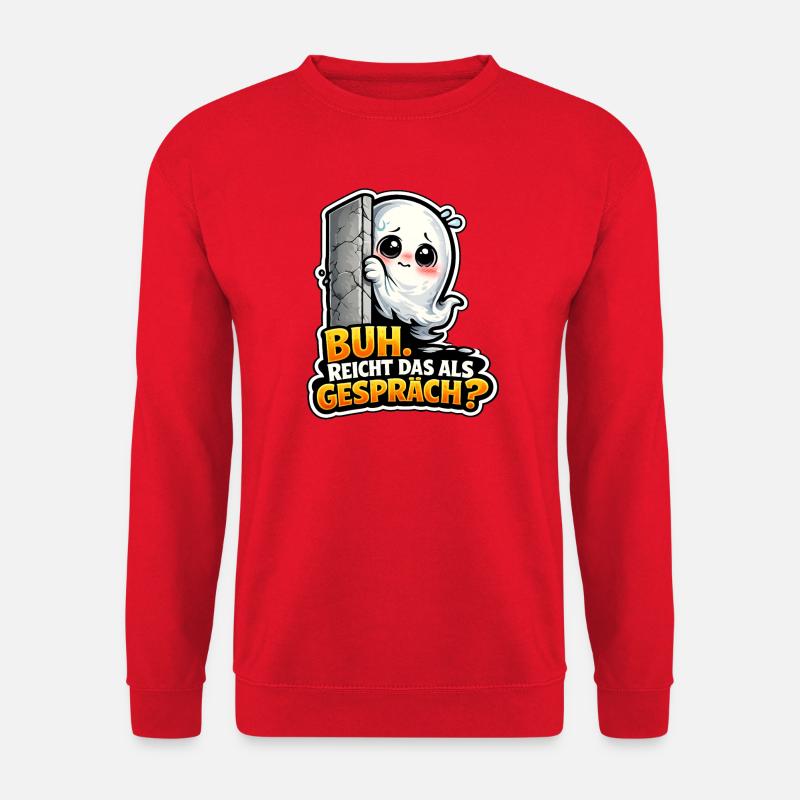 Funny Ghost - Unisex Pullover - Rot