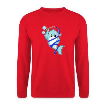 Gymnastique Gymnastique Dolphin Fitness - Sweat-shirt Unisexe - rouge - Devant - Alina (178cm) & Michal (187cm)
