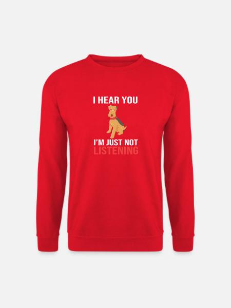 Airedale Terrier - Unisex Pullover - Rot