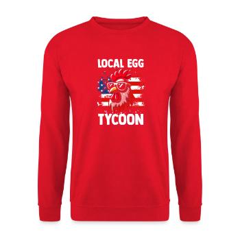 Éleveur Patriotique Troupeau de Coq Volaille USA Pride C - Sweat-shirt Unisexe - rouge - Devant - Alina (178cm) & Michal (187cm)
