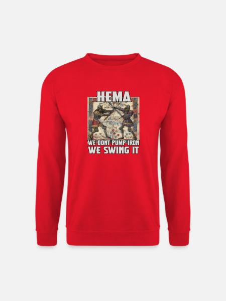 HEMA Champion Medieval Armour and Combat - Unisex Sweatshirt - red