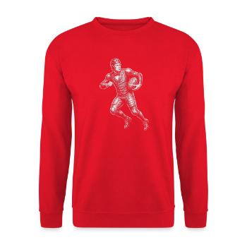 Football américain de Millard Fillmore - Sweat-shirt Unisexe - rouge - Devant - Alina (178cm) & Michal (187cm)