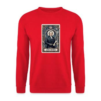 Carte de tarot James Monroe - Sweat-shirt Unisexe - rouge - Devant - Alina (178cm) & Michal (187cm)
