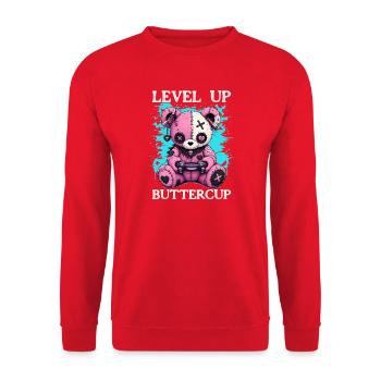 Pastel Goth Soft Goth Gaming Gamer - Sweat-shirt Unisexe - rouge - Devant - Alina (178cm) & Michal (187cm)