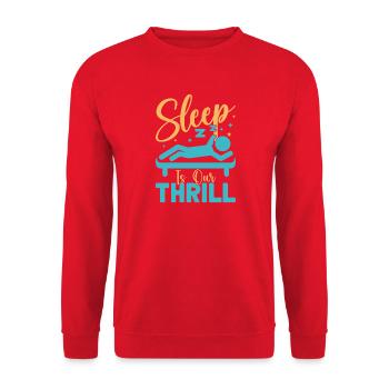 Anesthesiologist Our Thrill Anesthesia - Unisex Pullover - Rot - Vorne - Alina (178cm) & Michal (187cm)