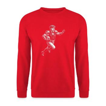 Chester A Arthur American Football  - Unisex Pullover - Rot - Vorne - Alina (178cm) & Michal (187cm)
