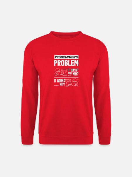 Programmer Problem Computer Science - Unisex Sweatshirt - red