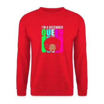 Zodiac sign Capricorn - Unisex Sweatshirt - red - Front - Alina (178cm) & Michal (187cm)