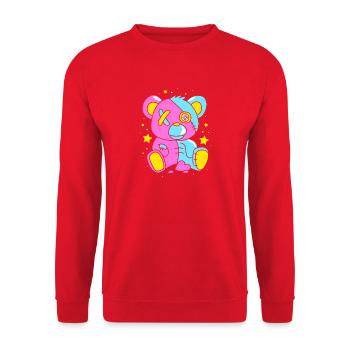 Pastel Gothic - Unisex Sweatshirt - red - Front - Alina (178cm) & Michal (187cm)