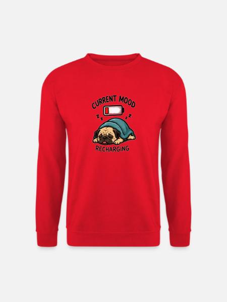 Current Mood Recharging - Unisex Pullover - Rot