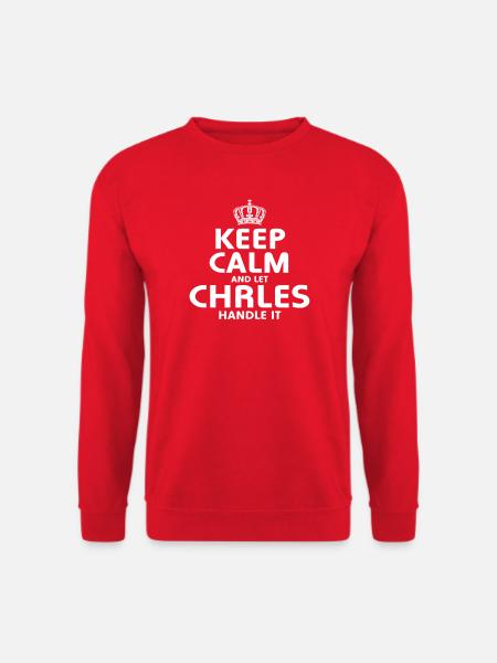 CHARLES: Regel das. - Unisex Pullover - Rot