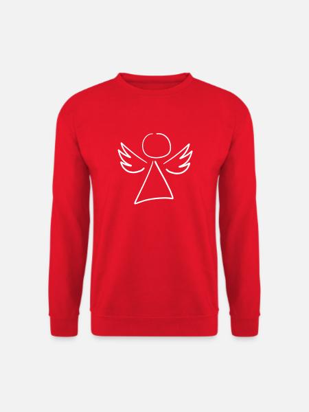 little angel white - Unisex Pullover - Rot