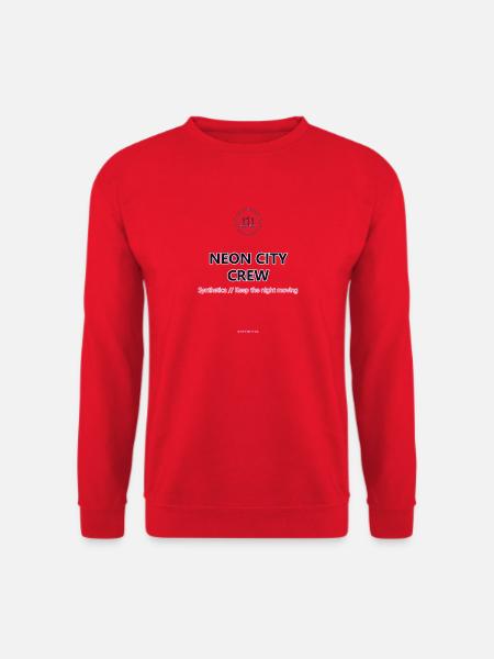 Neon City Crew · helle Kleidung - Unisex Pullover - Rot