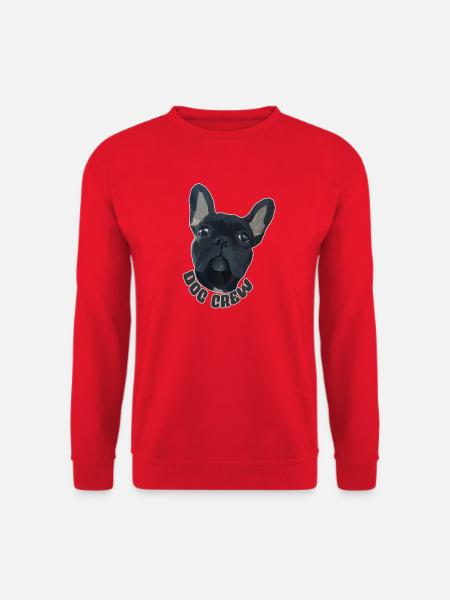 DOG_CREW - Unisex Pullover - Rot