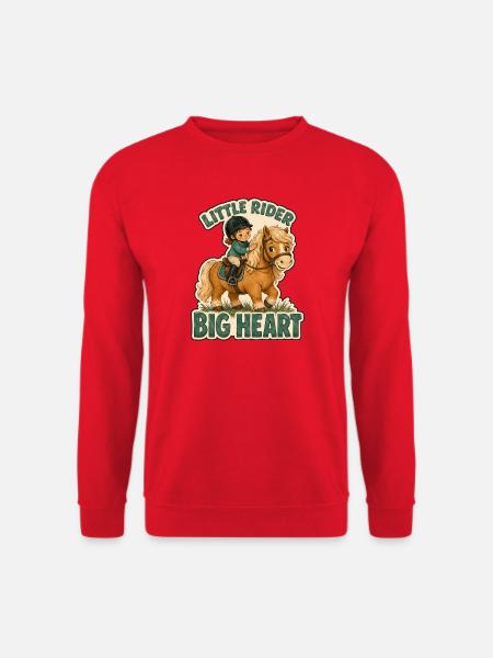 Kinder Reitsport - Unisex Pullover - Rot