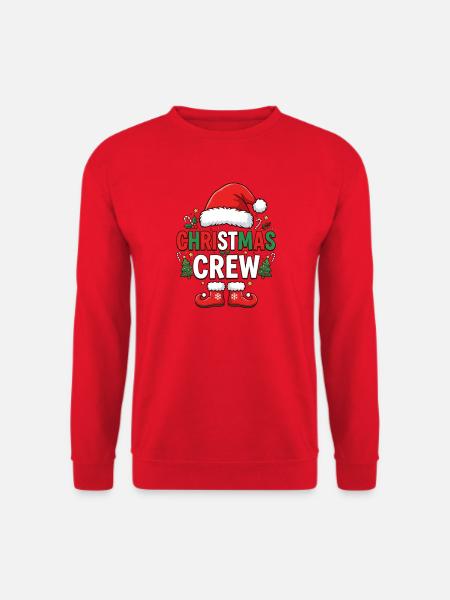 Weihnachts-Crew - Unisex Pullover - Rot