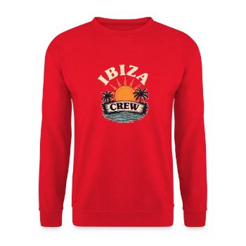 Ibiza Crew - Unisex Pullover - Rot - Vorne - Alina (178cm) & Michal (187cm)