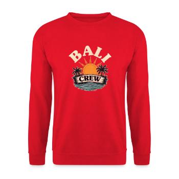 Bali Crew - Unisex Pullover - Rot - Vorne - Alina (178cm) & Michal (187cm)