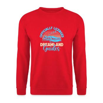 Anesthesiologist Dreamland Anesthesia - Unisex Pullover - Rot - Vorne - Alina (178cm) & Michal (187cm)