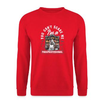 Para Normal Activities Sped-lehrer - Unisex Pullover - Rot - Vorne - Alina (178cm) & Michal (187cm)