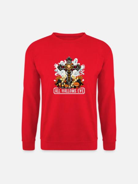 Katholischen Kirche Zu Halloween - Unisex Pullover - Rot