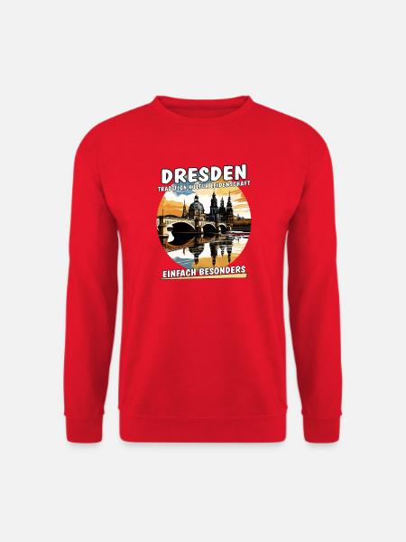 SACHSEN DRESDEN - Unisex Pullover - Rot