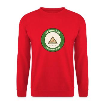 Boxing Day Leftovers Club - Unisex Pullover - Rot - Vorne - Alina (178cm) & Michal (187cm)