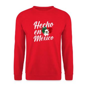 Mexican Mexico - Unisex Pullover - Rot - Vorne - Alina (178cm) & Michal (187cm)