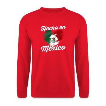Mexican Mexico - Unisex Pullover - Rot - Vorne - Alina (178cm) & Michal (187cm)