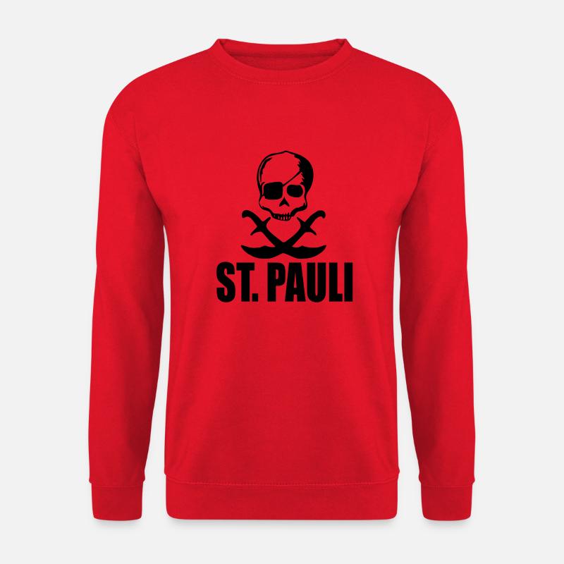St. Pauli - Unisex sweater - rød