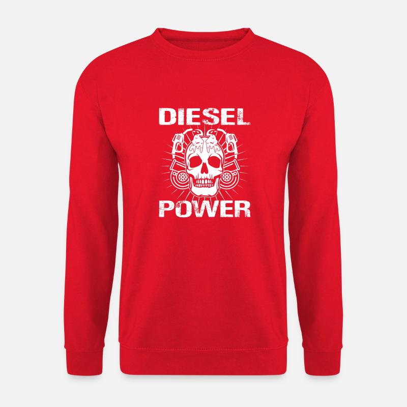 Diesel-Power - Unisex Pullover - Rot
