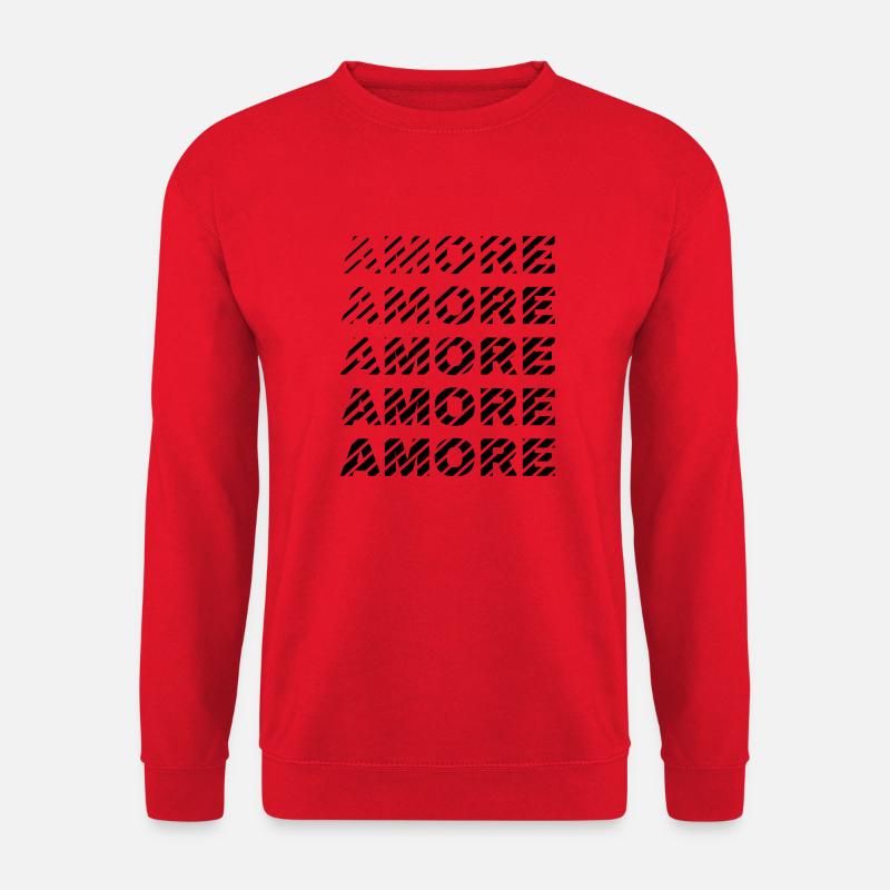 AMORE - Unisex Pullover - Rot