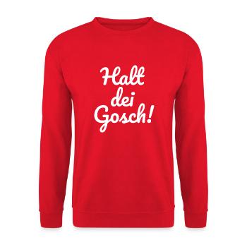 Mannheim Monnem Mannheimat - Unisex Pullover - Rot - Vorne - Alina (178cm) & Michal (187cm)