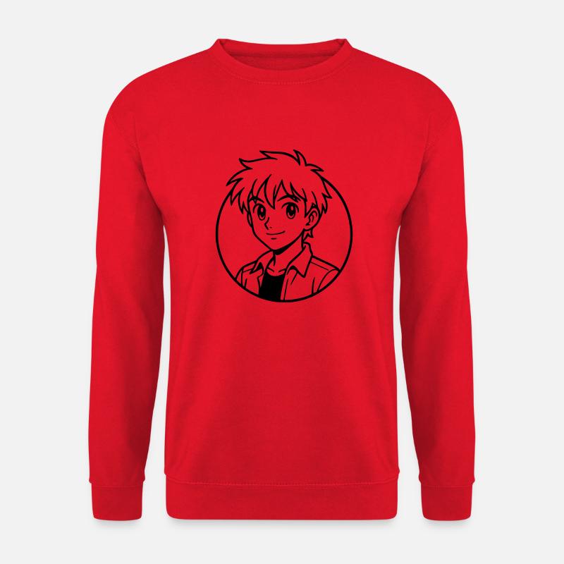 MANGA FÜR MÄNNER - Unisex Pullover - Rot